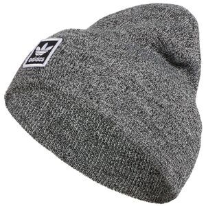 adidas Originals Men's OSFA Black White Tall Fit Utility Beanie Knit Hat